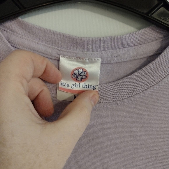 𝅺IT'S A Girl Thing Coffee and Jesus T Shirt Size Medium - Picture 5 of 6